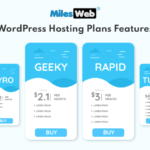 MilesWeb’s WordPress Hosting Plans & Features