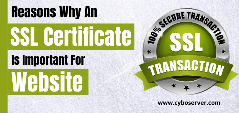 5 Reasons Why An SSL Certificate Is Important For Website